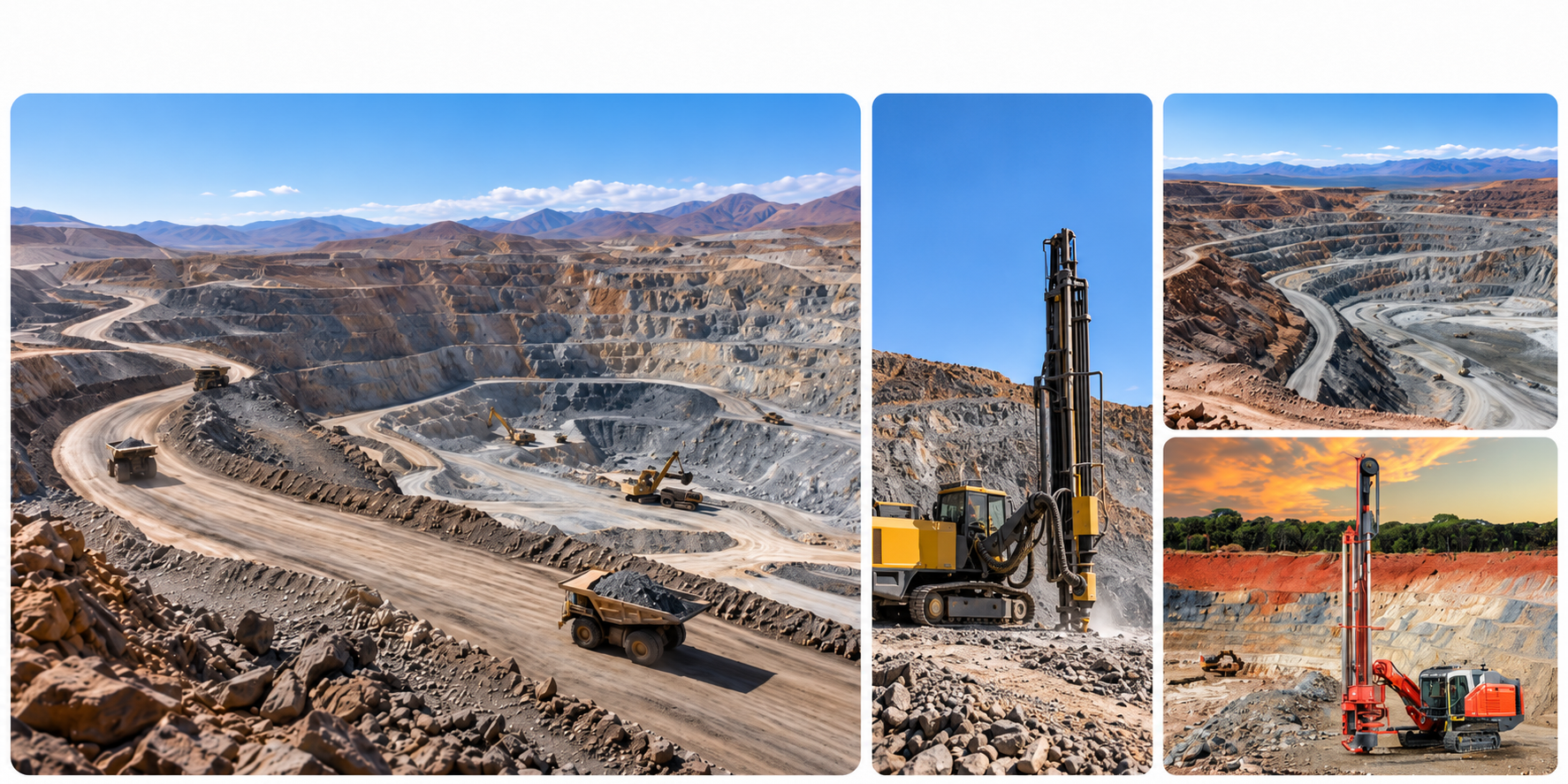 Minería y equipos de perforación